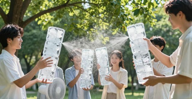 大冰块降温方法_万州夏季防暑降温大冰块_大冰块户外活动使用时长